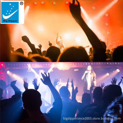 moving head light Big Dipper Betopper Seven Stars LM70S dj lights 7*8W RGBW 4 in 1 Mini Moving Head Wash